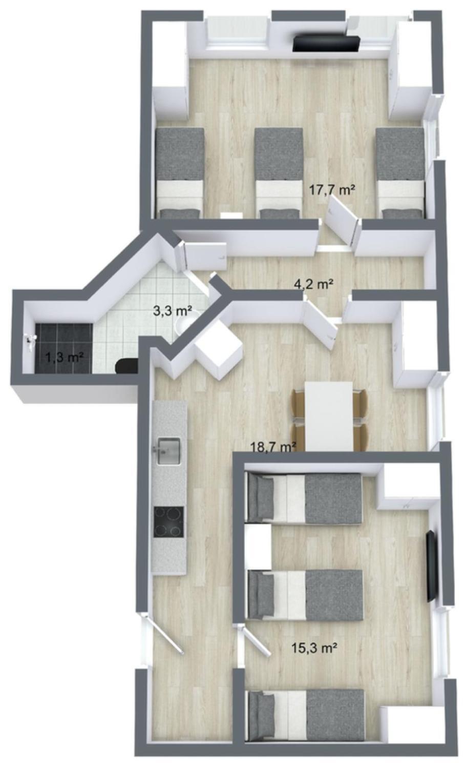 Wuerzburg Altbau-Citylofts Bagian luar foto